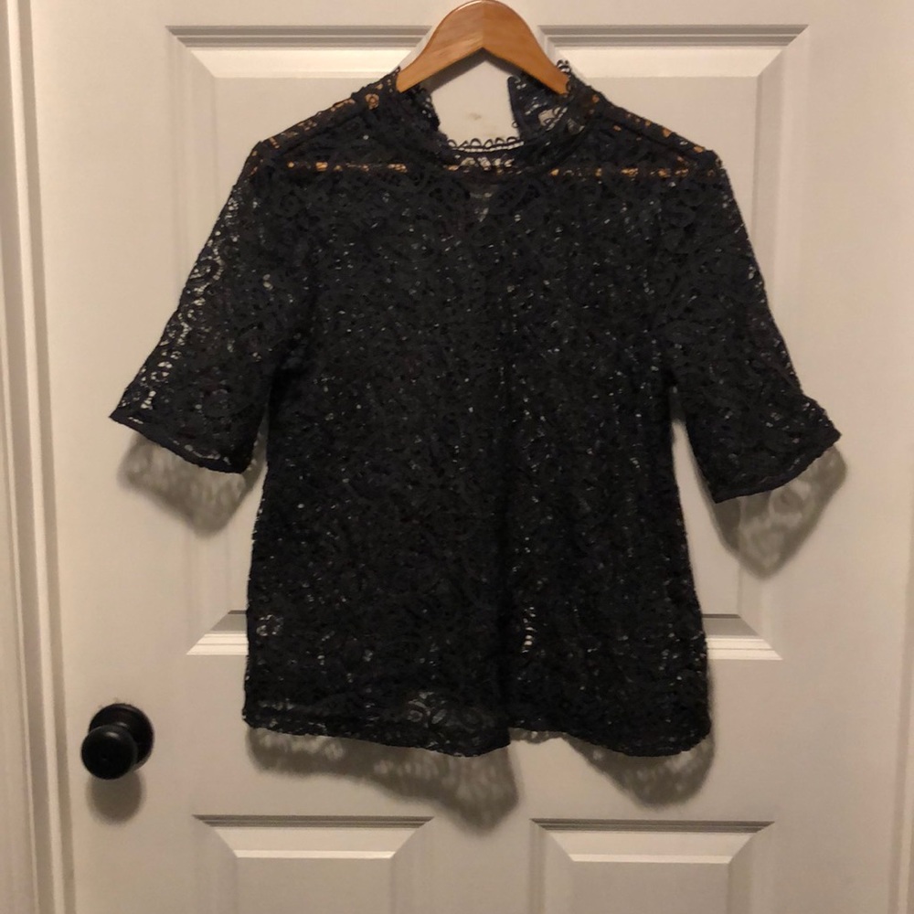 Gray blouse